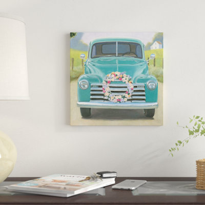 « magnifique country, square i », impression sur toile