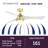 Klear 56 inch Indoor/Outdoor Smart Ceiling Fan with LED CCT Select Light Kit and Remote Control - Brushed Satin Brass with Matte White blades-98424394-98424393