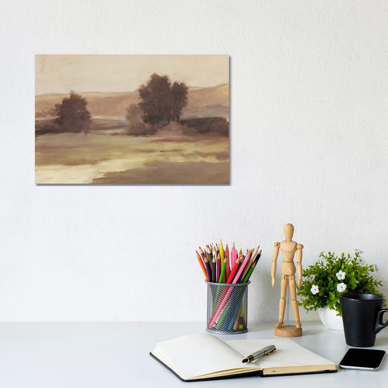 "Discrète Landscape II" par Ethan Harper, reproduction d’art, Pas de tapis, Toile tendue, H 8 po x l 12 po x P 0,75 po