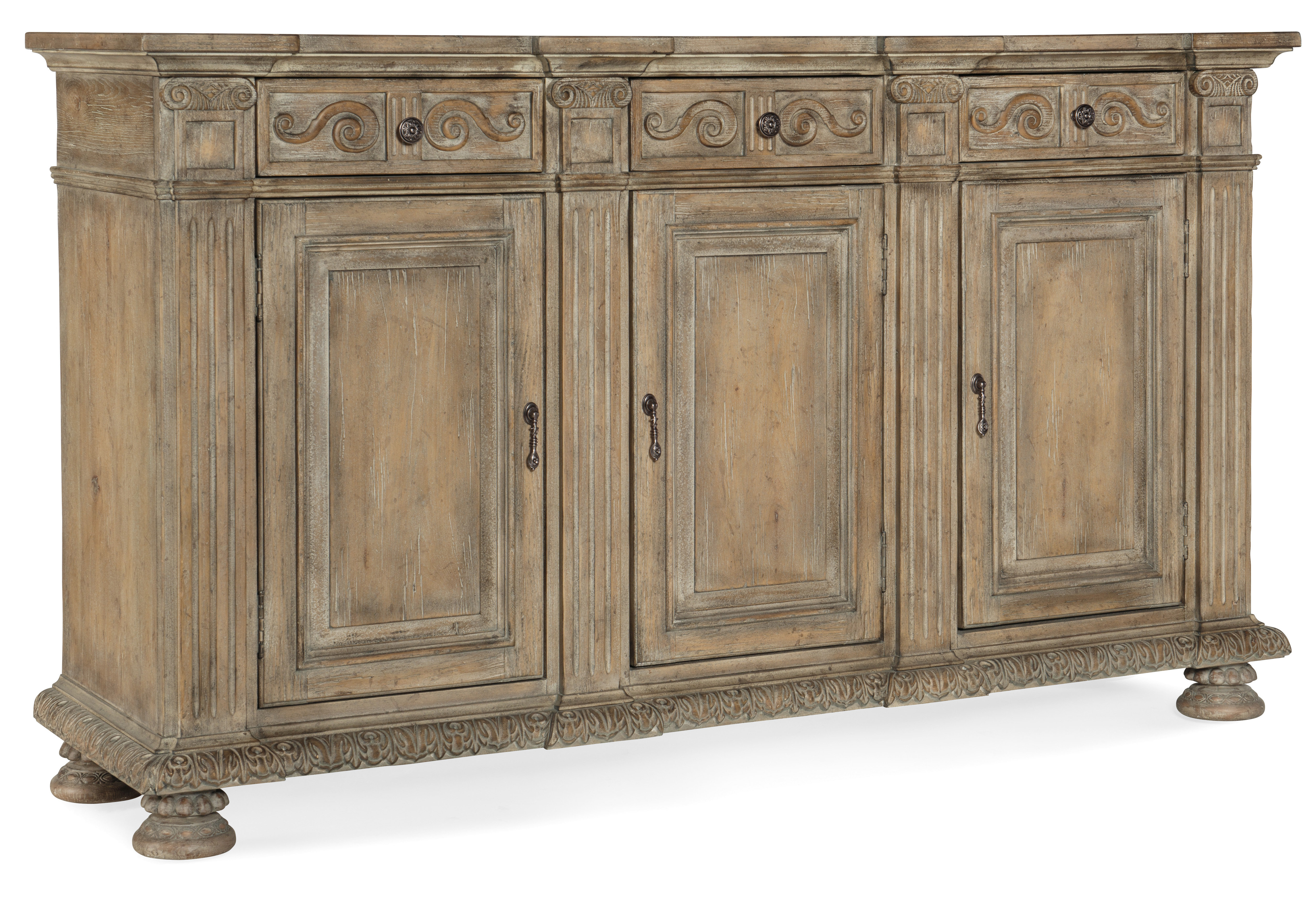 Hooker Furniture Castella 72" Wide 3 Drawer Sideboard | Wayfair