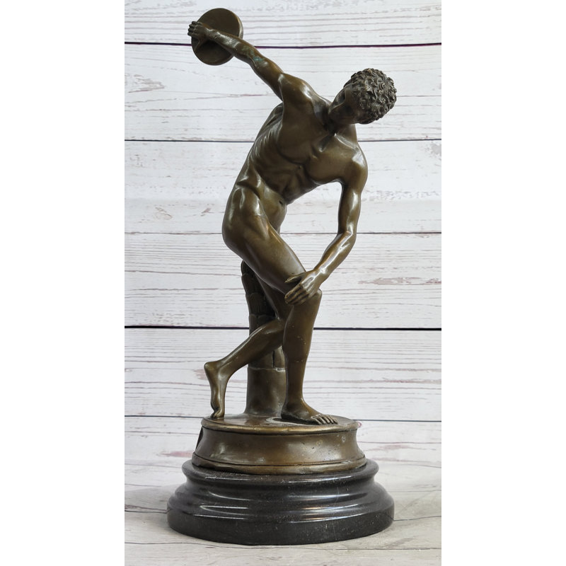 Figurine Kelsie Grand Tour Discus Thrower Discobolos Myron