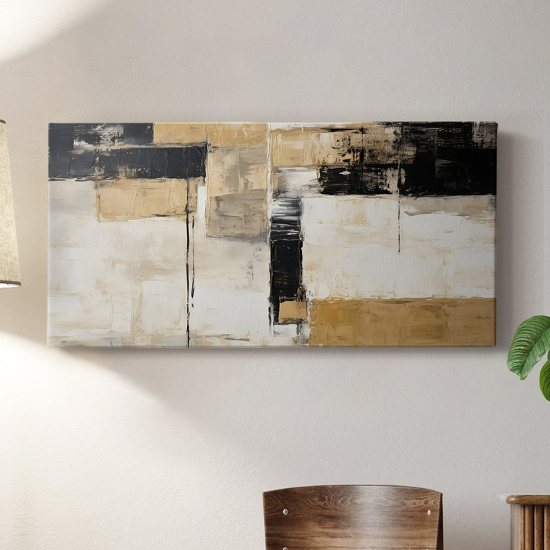 Abstract Series 4 #XXIV-Gallery Wrapped Canvas, 20" H x 40" W