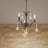 Maines 3 - Light Candle Style Classic Chandelier with Crystal Accents