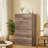   6-Drawer Large Storage Cabinet With Sturdy Construction Wood Storage Organizer For Closet-1883003649