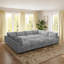 Canapé modulaire rembourré avec repose-pieds 12 pièces-131403407