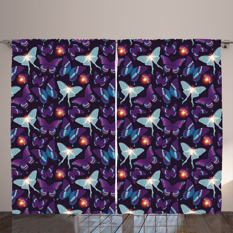 Semi Sheer Curtain Pair