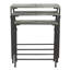 Ensemble de 3 supports pour plante gigognes en métal, L: 24 x 14 x 26 po, M: 21,5 x 11,5 x 23 po, S: 19 x 9 x 20 po