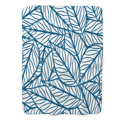 Subtle Leaves - 1 Piece Blanket