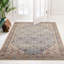 Tapis bleu et ivoire Maril Wesley-2060502075