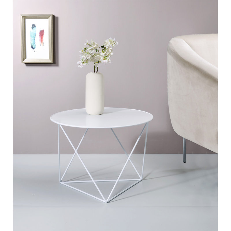 Table de bout Salas, Blanc