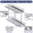 7.5" W x 21.5" D 2-Tier Pull Out Cabinet Organizer, Heavy-Duty Chrome Wire Sliding Drawer for Kitchen Base Cabinets, Pantry & Narrow Cabinet Storage-125011513