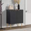 Armoire d'appoint à 2 portes réglables de 34,3 po de haut Rishaw-379815317