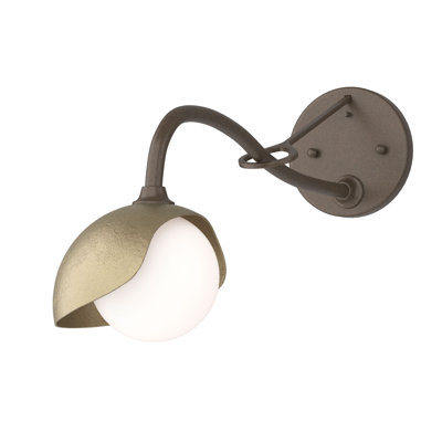 Brooklyn 1 - Light Hardwired Armed Sconce