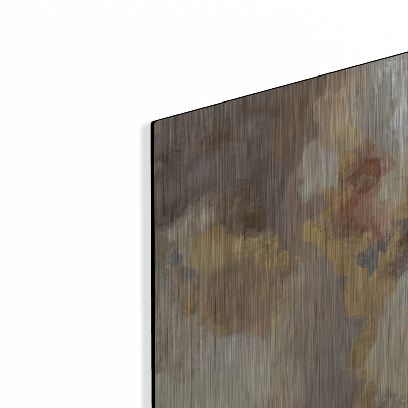 «Sparkle Abstract I» par Silvia Vassileva, art mural en métal, H 12 po x l 12 po