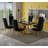 Black Velvet Dining Chairs Set Of 2
