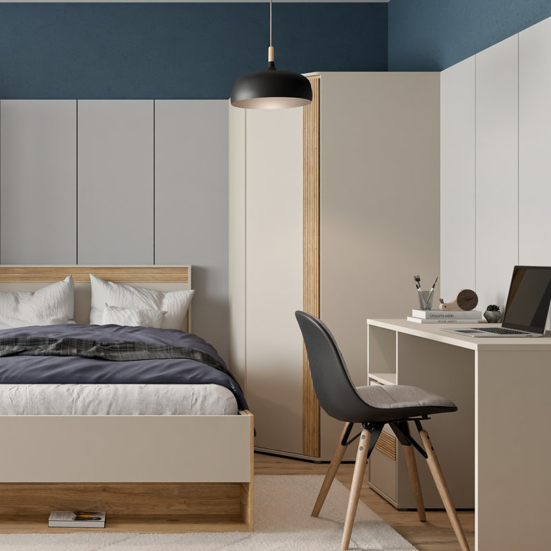 Tamarian 1 Door Manufactured Wood Wardrobe