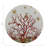 Coral Reef White Red Beaded Smooth Tabletop Set