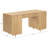 Kristy Fluted Wood Desk