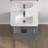 Modern 30" Floating Wall Mount Single Bathroom Vanity With Ceramic Sink Top