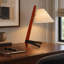 Solid Wood and Iron Desk Table Lamp