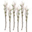 Snowy Twig Bundle - Set of 6 - 45" - Green/Brown