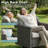 Arlene 5-Piece Outdoor Wicker Swivel Chair Conversation Set With Rectangular Fire Pit-530530292