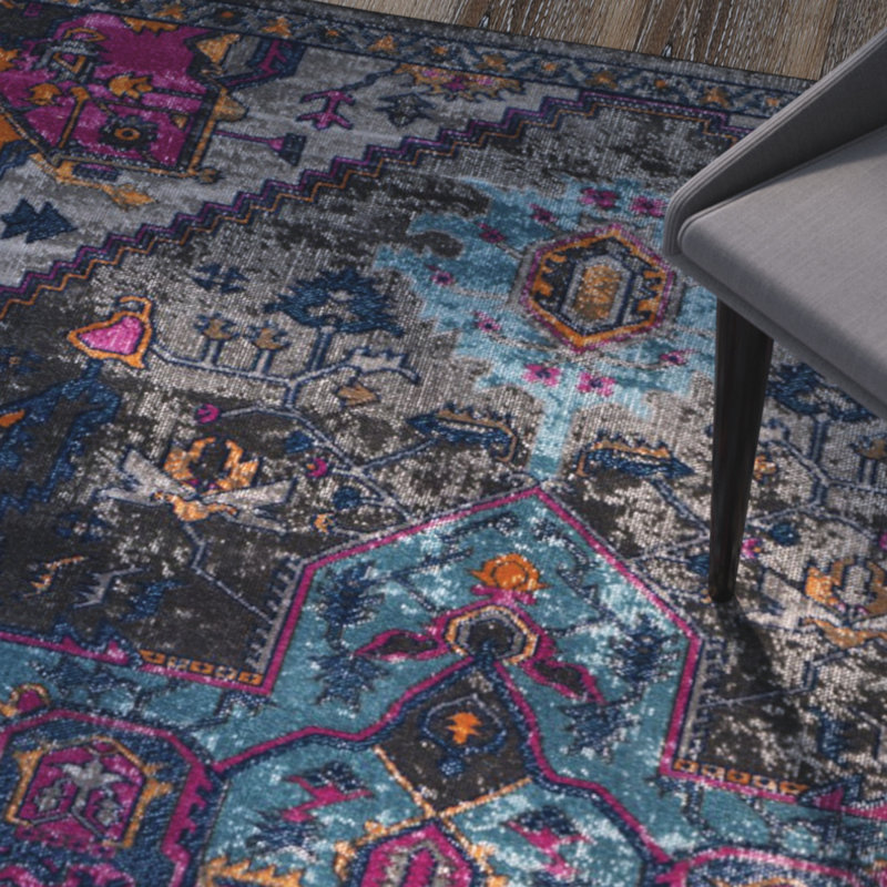 Calana Performance Oriental Rug, Rectangle 3' x 5'
