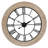 30" Farmhouse Bamboo Wall Clock