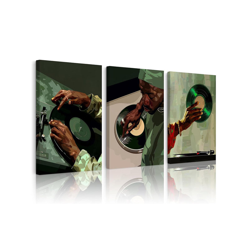 3 Piece Wrapped Canvas Wall Art