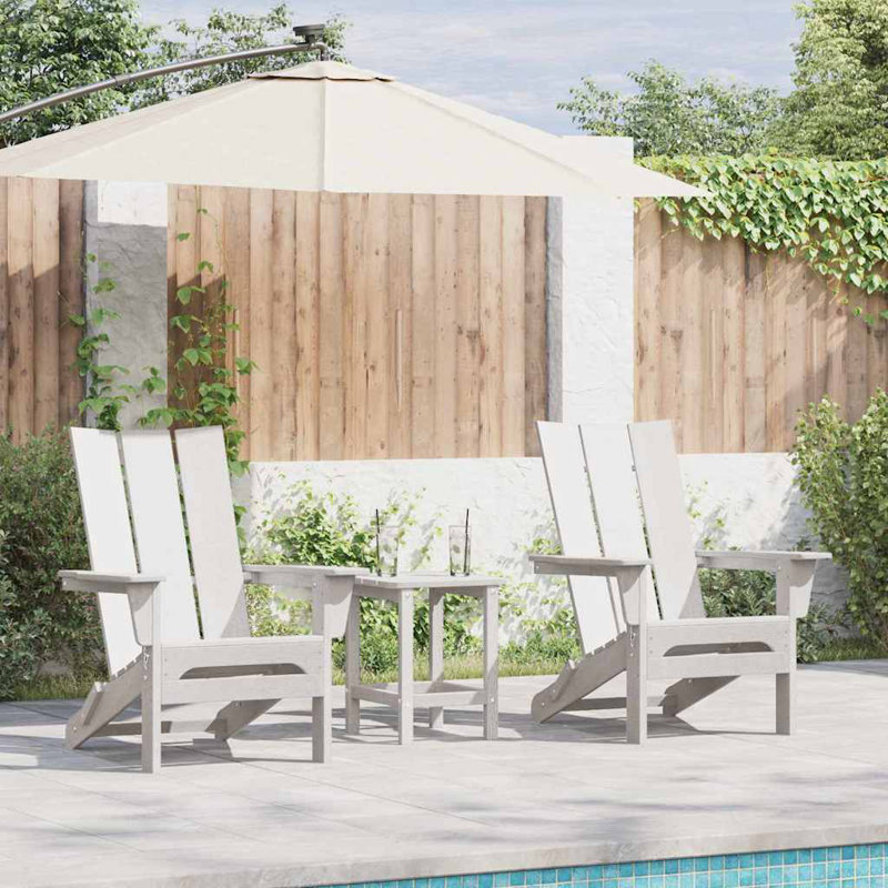 Outdoor Adirondack Chair, White