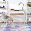 Tapis rose rectangulaire 5 pi x 8 pi