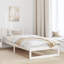 Bed Frame Solid Pine Wood 90 X 190 Cm Convertible-1860769305
