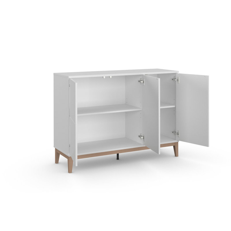 Satinder 120 cm W Sideboard, White