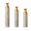 Ensemble de vases en métal pour l'intérieur