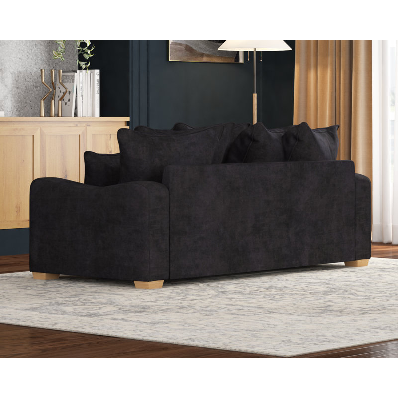 Theadford Three Seater, Scatter Back, Dark Mink