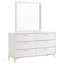Commode 6 tiroirs avec miroir James