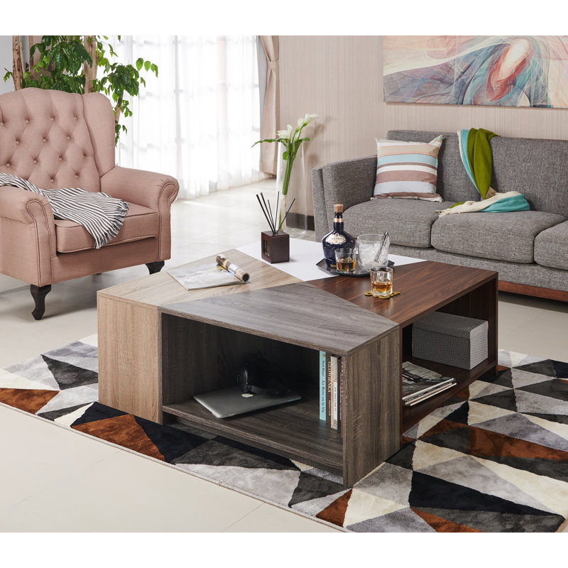 Block Coffee Table with Storage