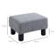 HOMCOM Linen Look Fabric Foot Stool with Legs 40 x 30 x 24cm-1502491694