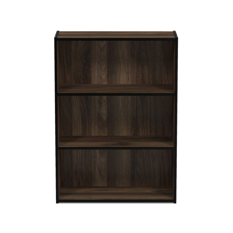 Kylee Bookcase, Columbia Walnut, (3 Shelves) 80cm H x 60cm W x 24cm D