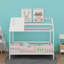 Lit simple en bois avec garde-corps - Conception adorable et amusante pour chambre d'enfant-748079320