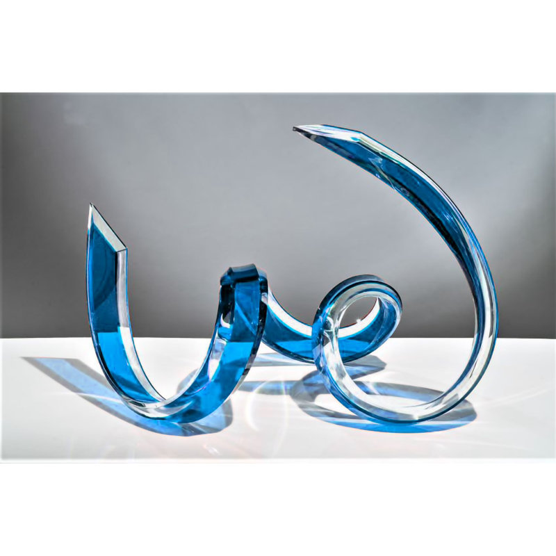 Hope Blue Acrylic Sculpture