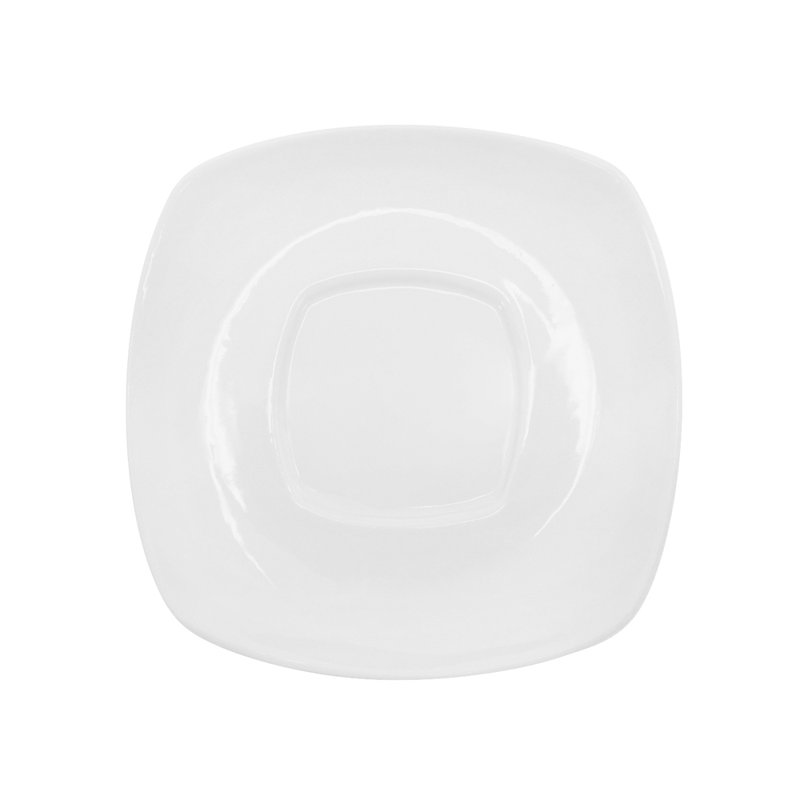 Soucoupe carrée en porcelaine pour super blanc 4,5 pouces BellF 1F43D1378F7043229FE8C90F126101BC