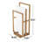 Brown Wood Sleek Modern Quilt Rack