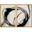 «Geometric Graffiti Paint Stroke Circles», 2 pièces-98554019-98554020
