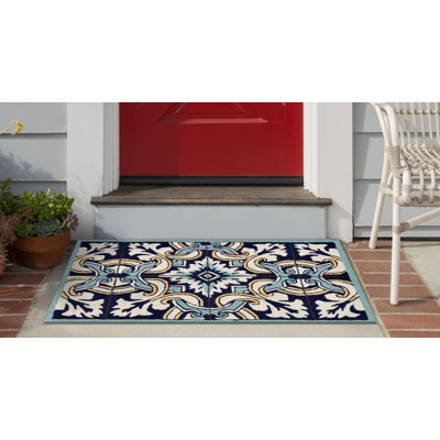 Demirhan Hand Tufted Geometric Indoor / Outdoor Rug
