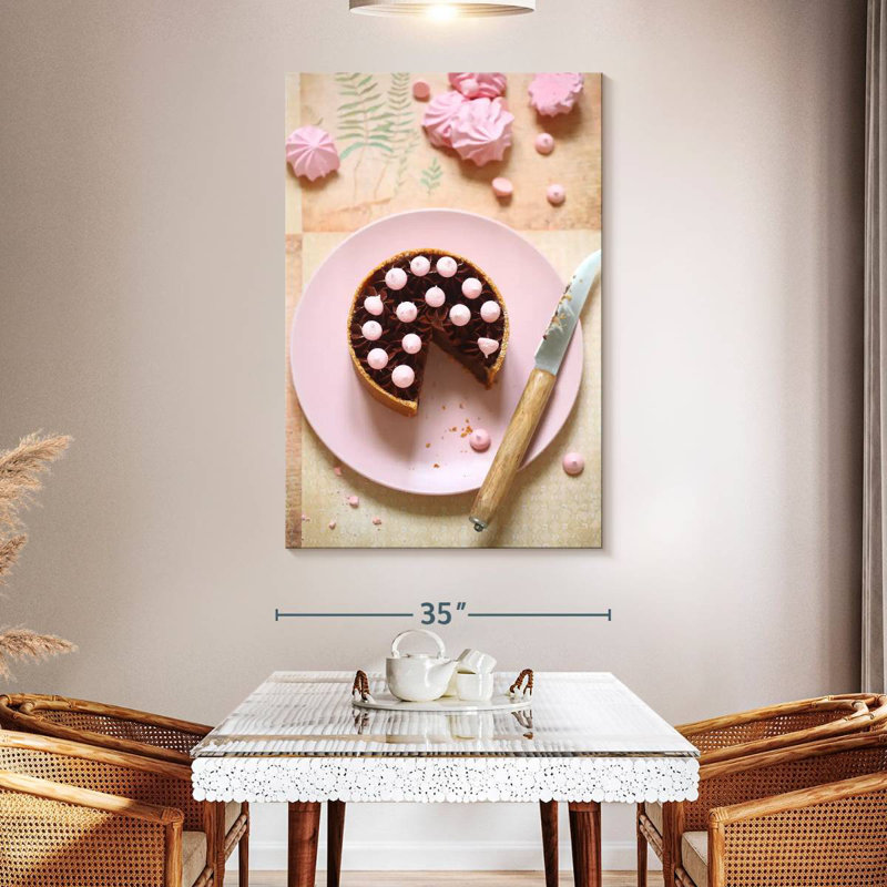 Yarlin Chocolate Truffle Birthday Cake, 51" H x 34" W
