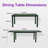 Aluminum Extendable Outdoor Patio Dining Table (63" - 94.5")  For 8-10 Person-42299853