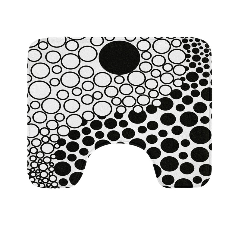 Tapis de salle de bain en U Yin Yang