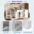Multi-functional Storage Sideboard With Adjustable Shelves, 3-tier Pull-out Rack, Drawer And Door Storage Racks-277092378