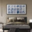 «Abstract Botanical Blue Botanical Elegant Floral», reproduction d'art sur toile-98041924-111665102